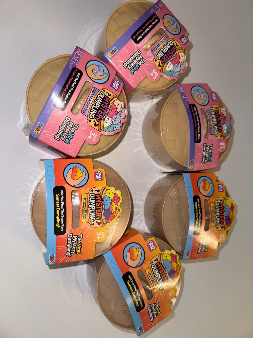 Rms Dumpling purple, holographic, and sunset surprise! Pack of 6
